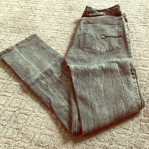 Kr3w men’s grey acid wash jeans. Size 30x32